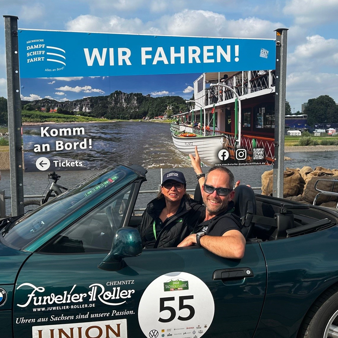 Sachsen Classic 2025 - Zieleinfahrt Dresden Terassenufer 16. August