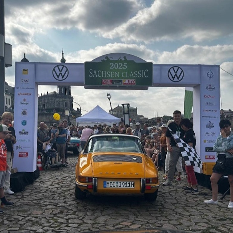 Sachsen Classic 2025 - Zieleinfahrt Dresden 16. August