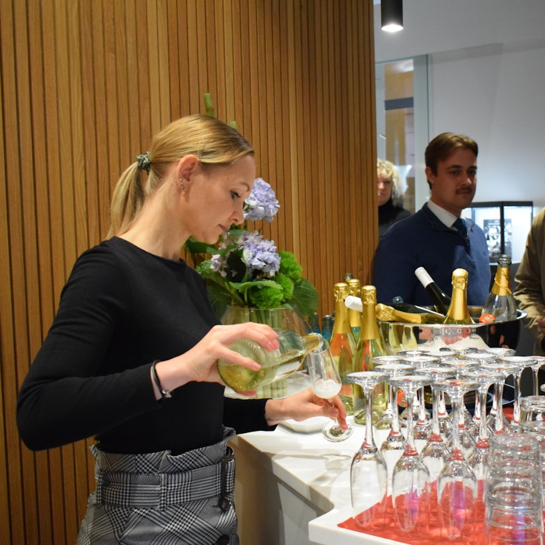 Omega Lounge Eröffnung | Sektempfang