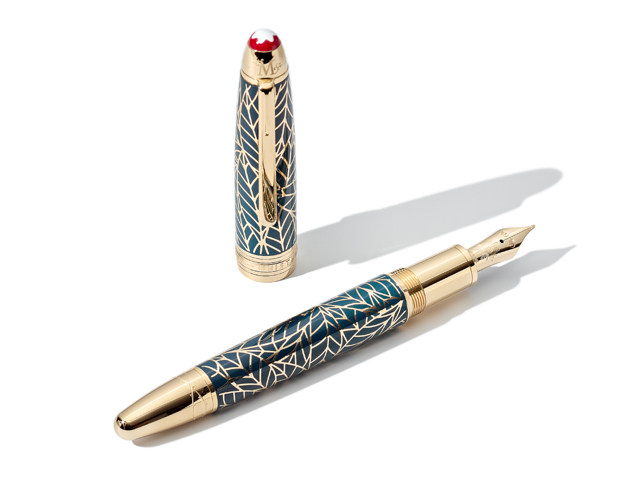 Montblanc Meisterstück Romeo & Juliet Solitaire LeGrand Füllfederhalter Blaugrün limitiert