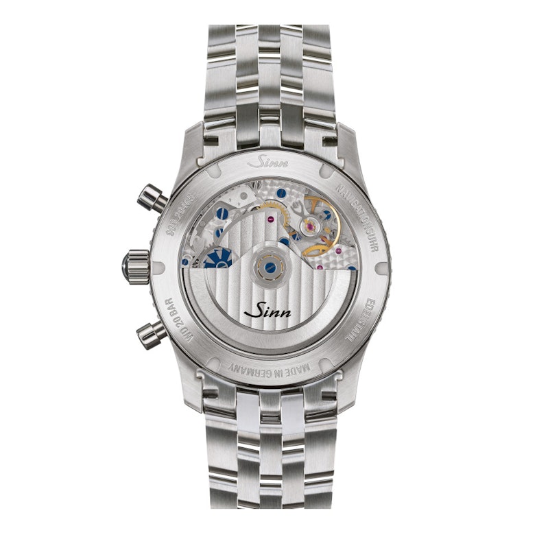 Sinn Spezialuhren 903 St II A und G Navigationschronograph Gehäuseboden
