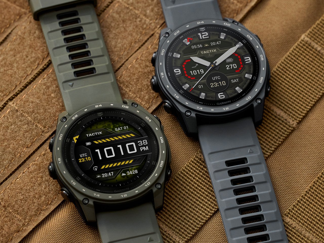 Garmin tactix 8 Cerakote Olivgrün und Schiefergrau