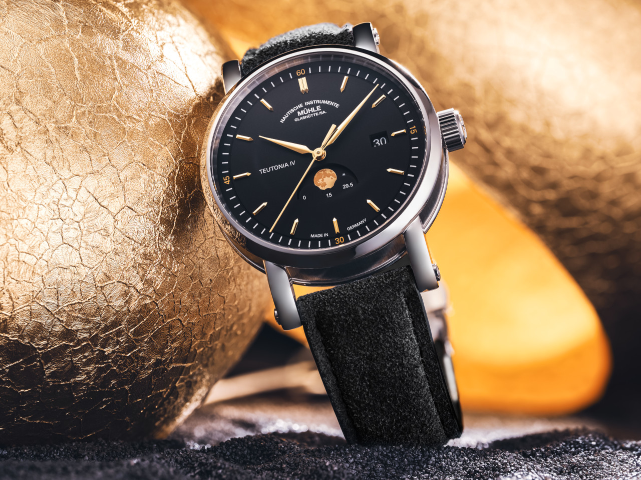 Mühle Glashütte Teutonia IV Mondphase