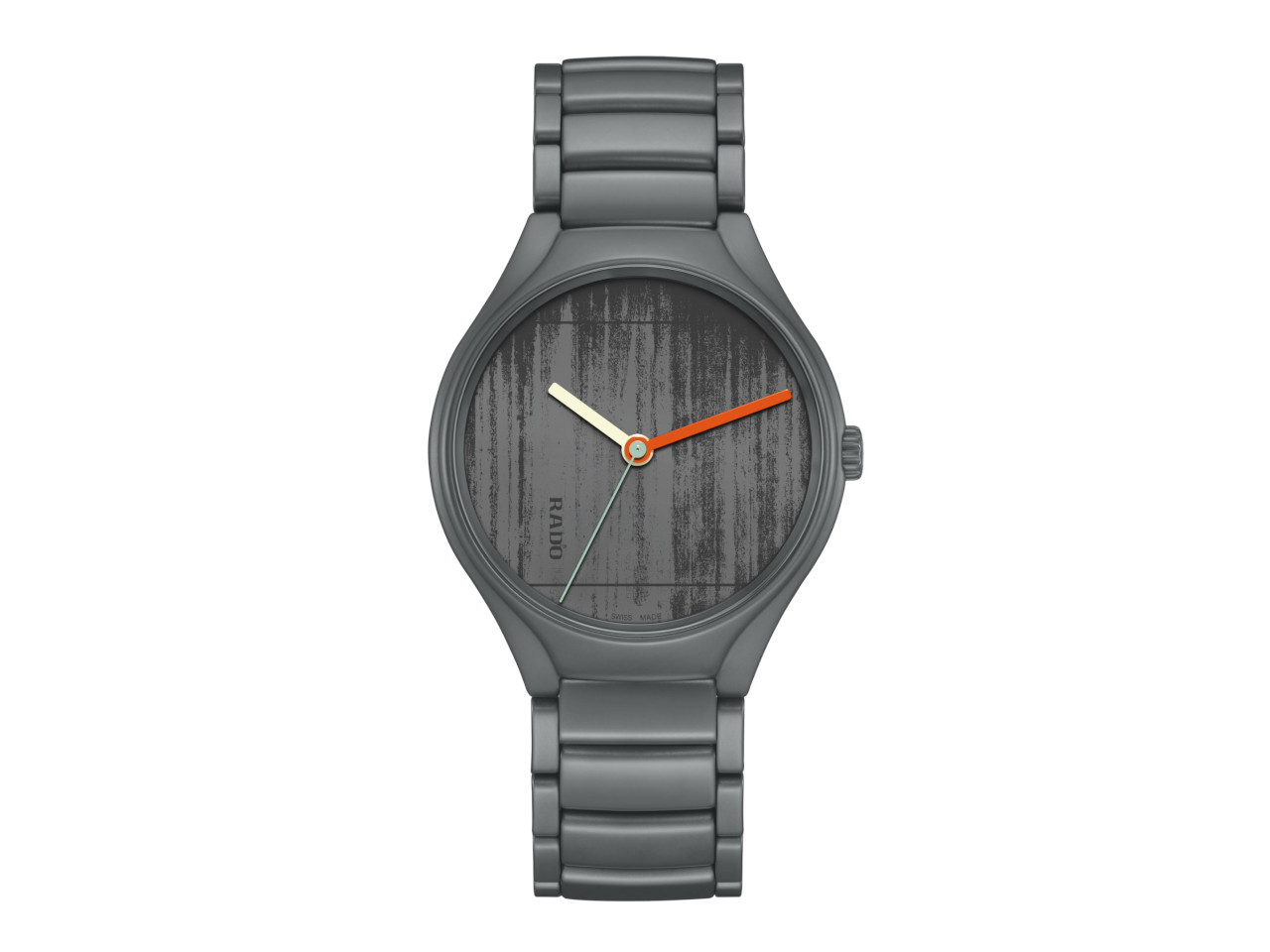 Rado True Round x Les Couleurs Le Corbusier Automatik Keramik 40mm graues Zifferblatt graues Keramikband