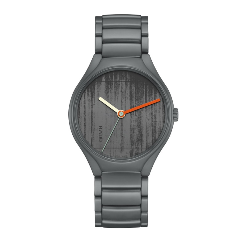 Rado True Round x Les Couleurs Le Corbusier Automatik Keramik 40mm graues Zifferblatt graues Keramikband