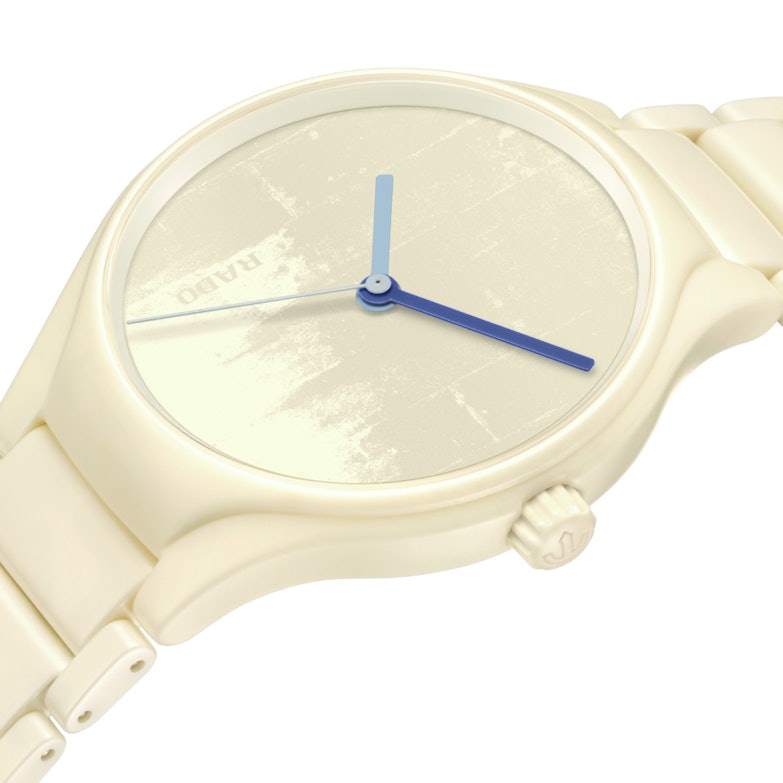 Rado True Round x Les Couleurs Le Corbusier Ivory