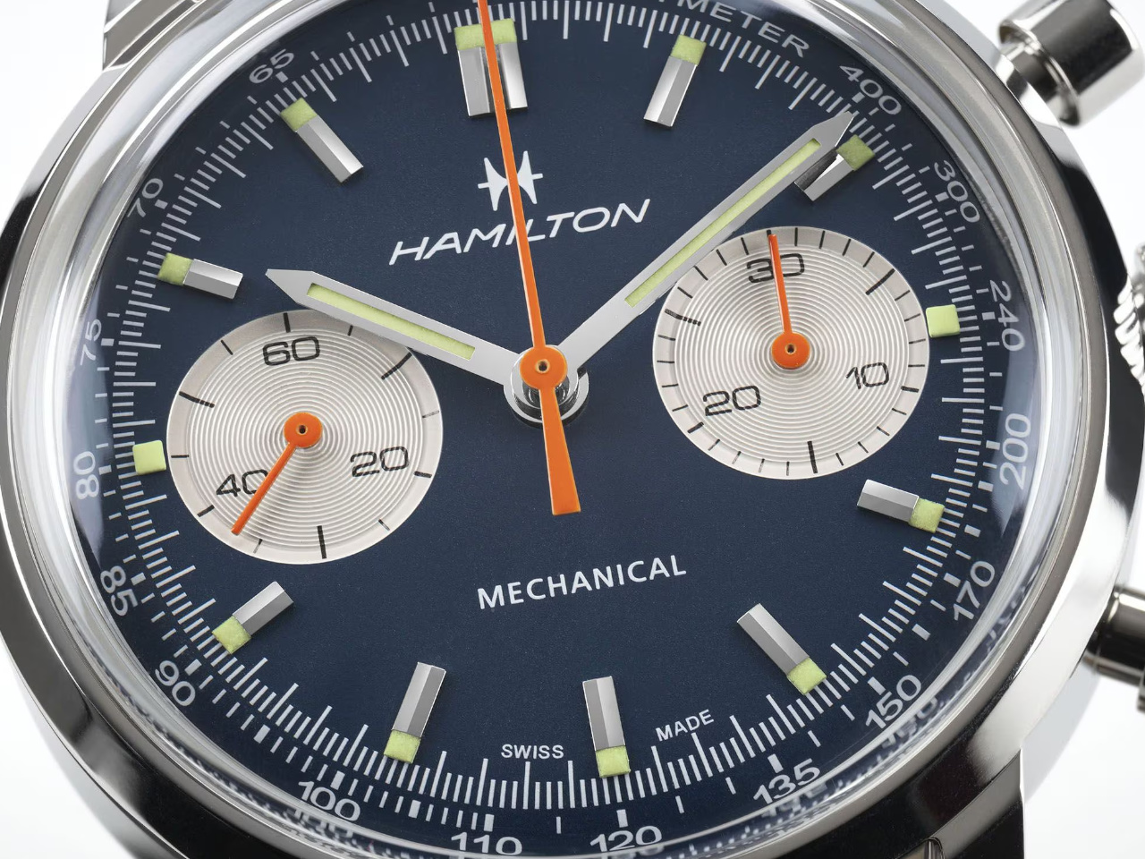 Hamilton American Classic Intra-Matic Chronograph H blaues Zifferblatt
