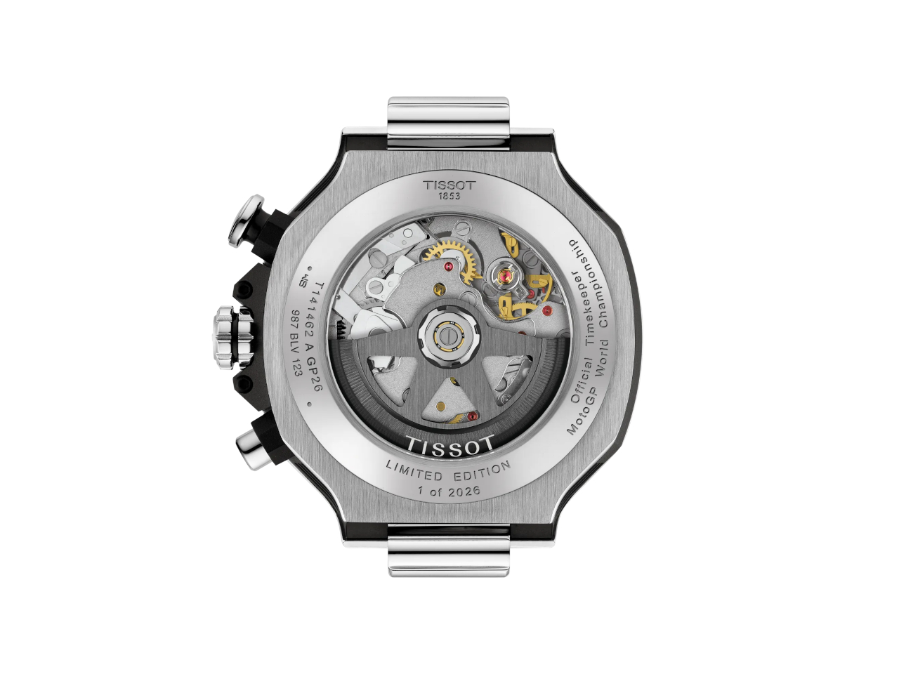 Tissot T-Race MotoGP 2026 Chronograph Limited Edition Automatik Gehäuseboden