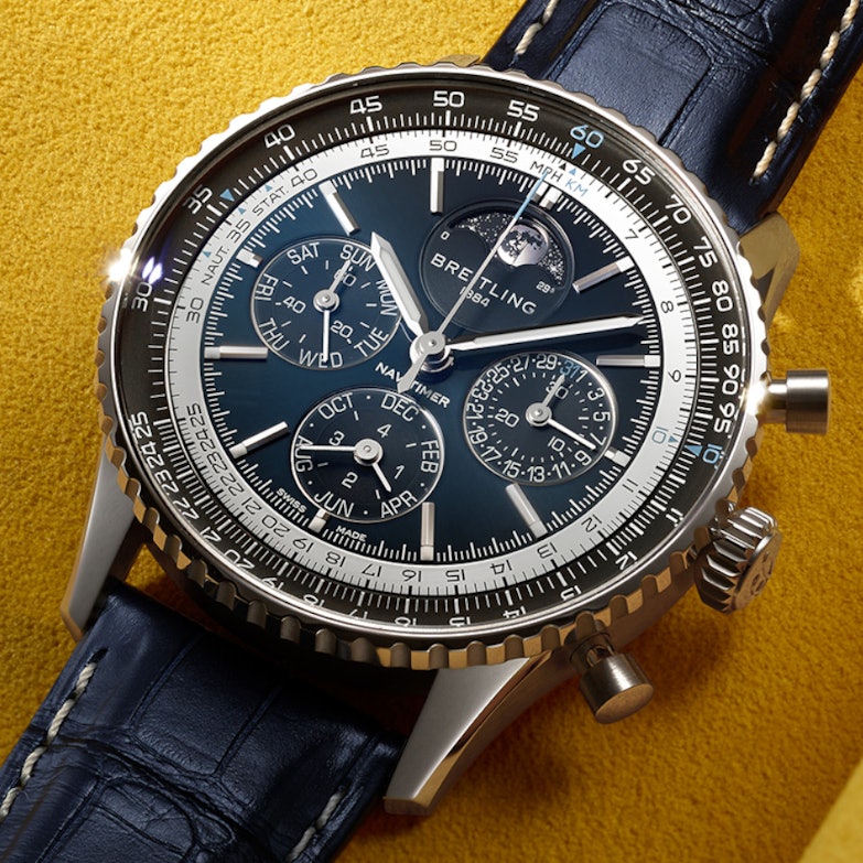 Breitling Navitimer B19 Chronograph 43 Perpetual Calendar Automatik Platin Limited Edition
