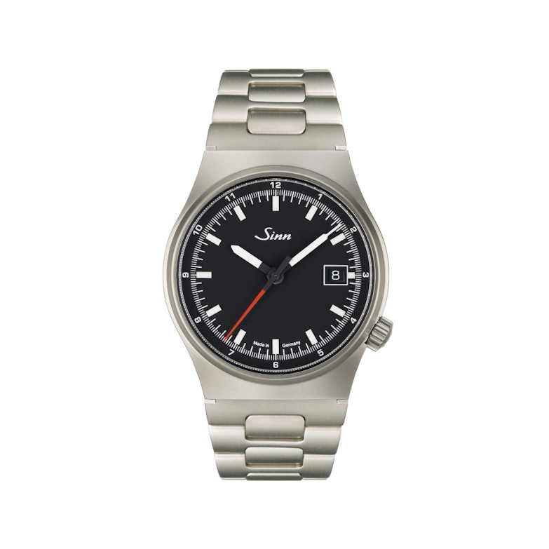 Sinn Spezialuhren 544 RS Automatik Edelstahl 38,5mm schwarzes Zifferblatt Metallband