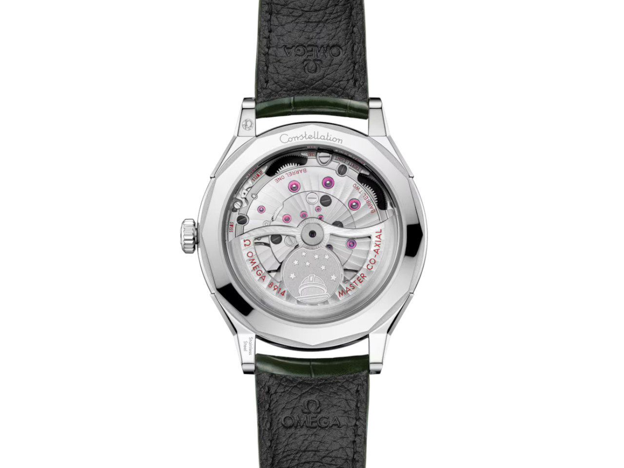 Omega Constellation Observatory Automatik Edelstahl 39mm Gehäuseboden