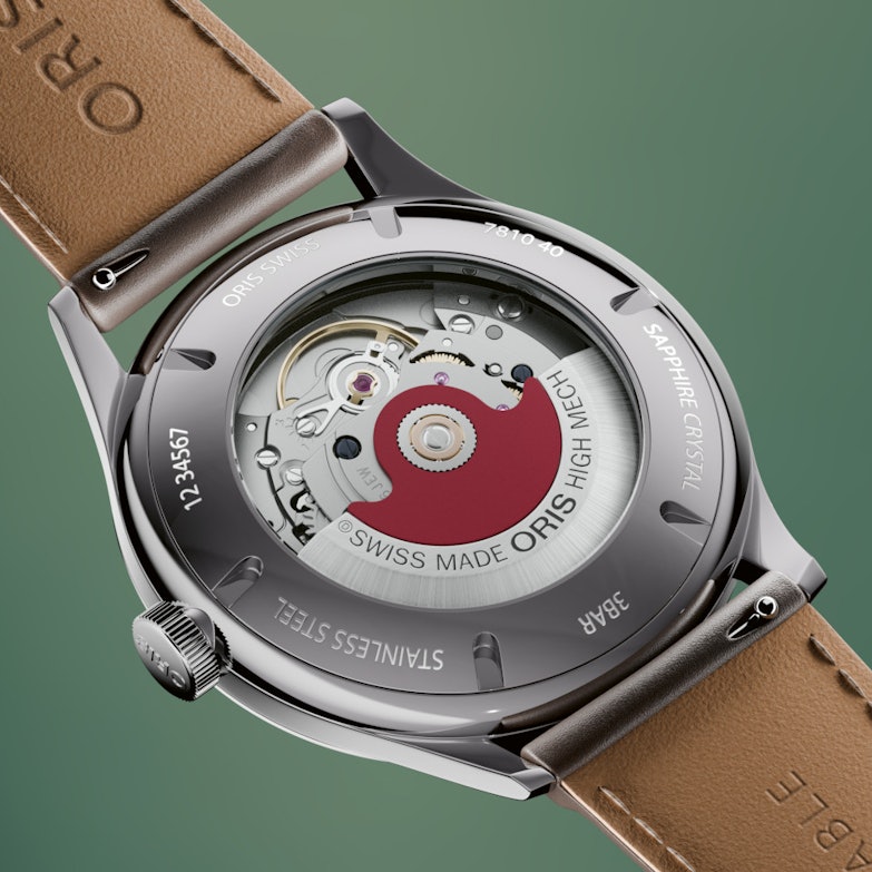 Oris Artelier Date Automatik Gehäuseboden