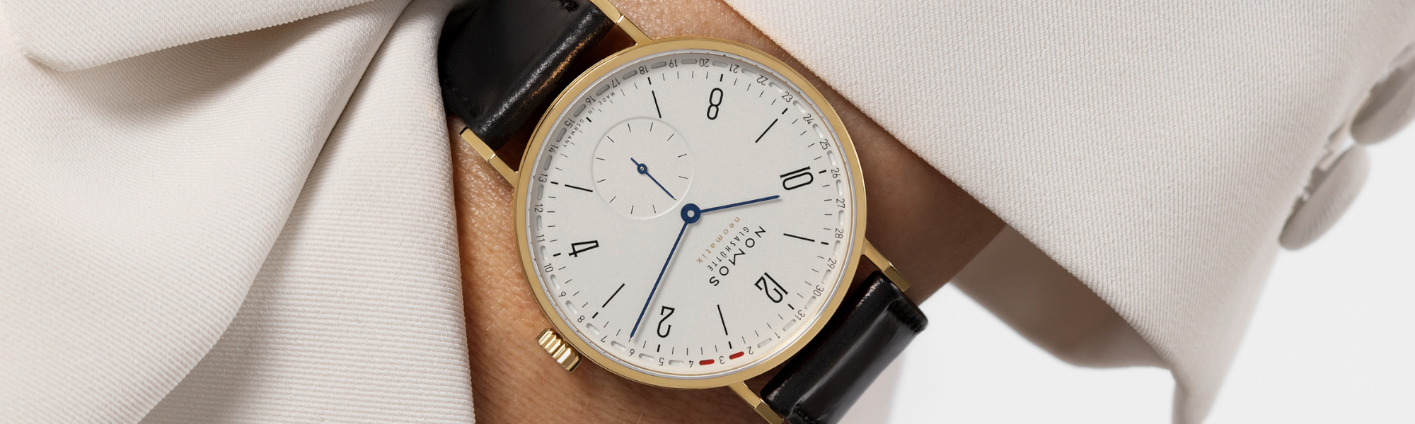 Nomos Glashütte Markenbanner