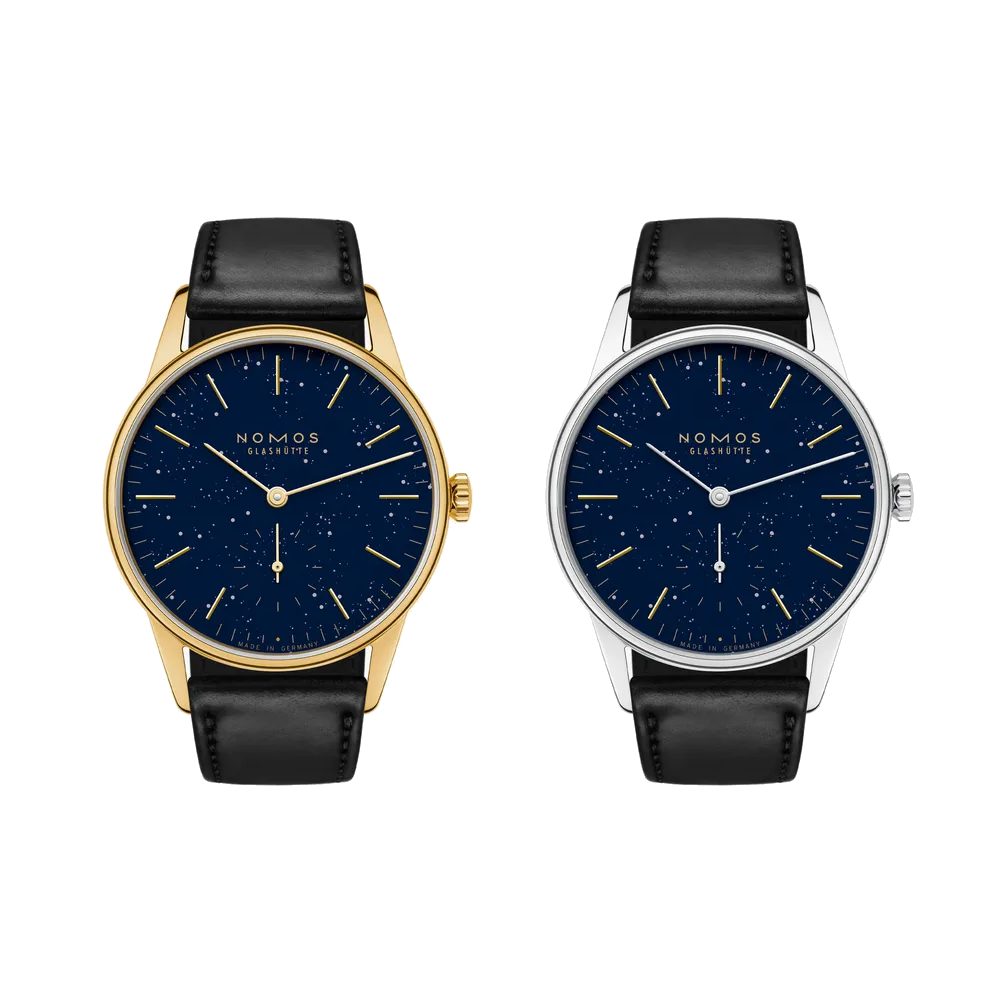 Nomos Glashütte Twice Unique Urania Orion
