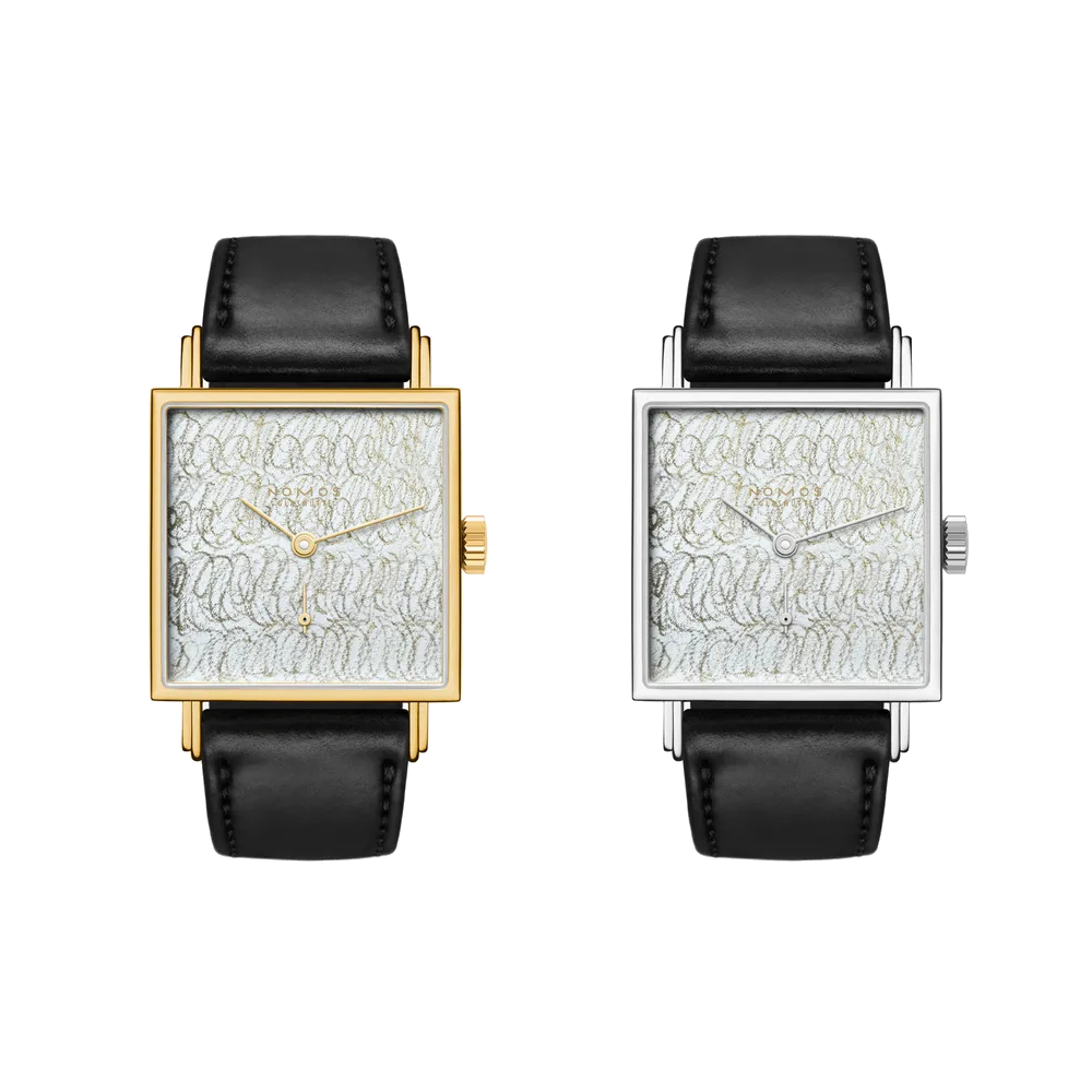 Nomos Glashütte Twice Unique Scribble Tetra 27