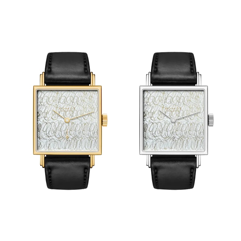 Nomos Glashütte Twice Unique Scribble Tetra 27