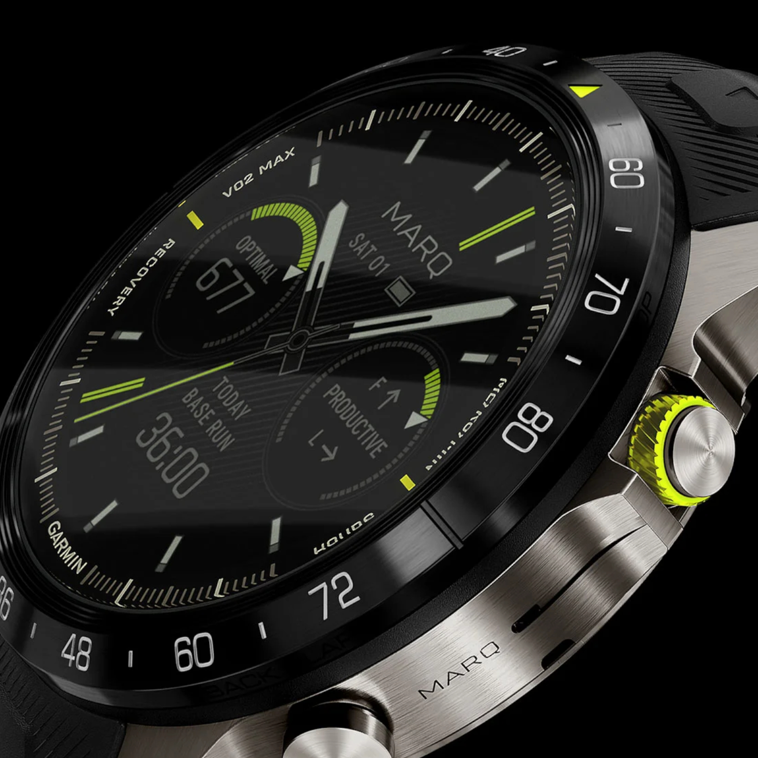 Garmin MARQ Athlete von der Seite