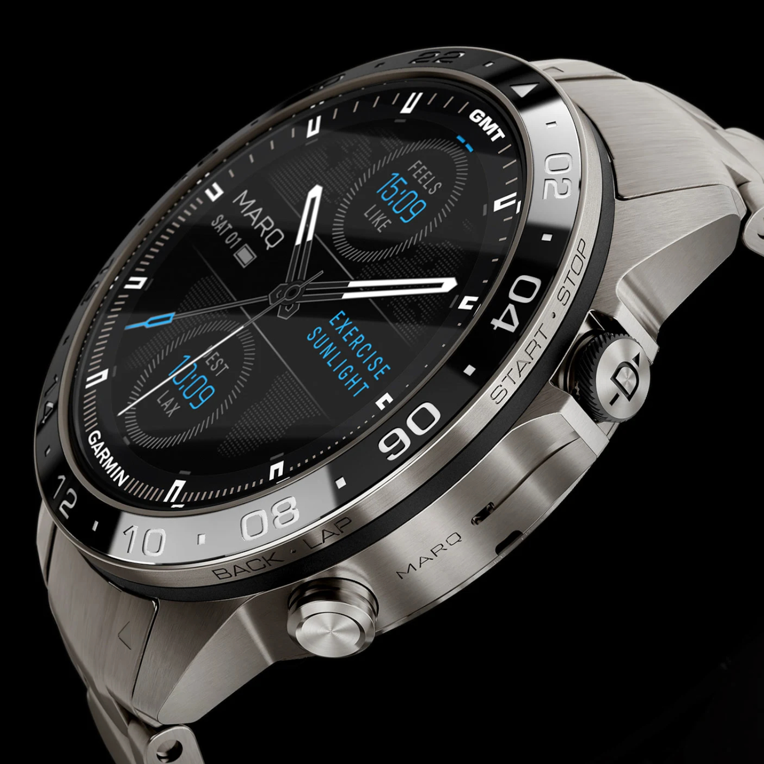 Garmin MARQ Aviator von der Seite