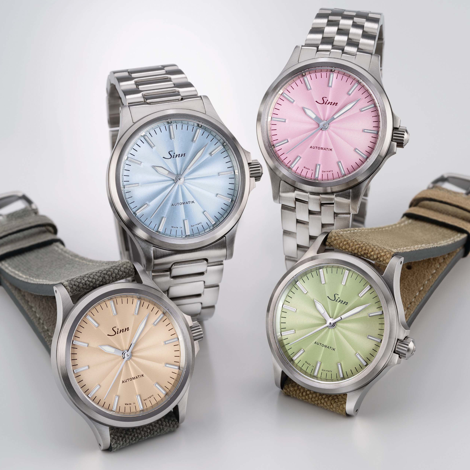 Sinn 556 Eisblau, Malve, Sand und Salbei Automatik