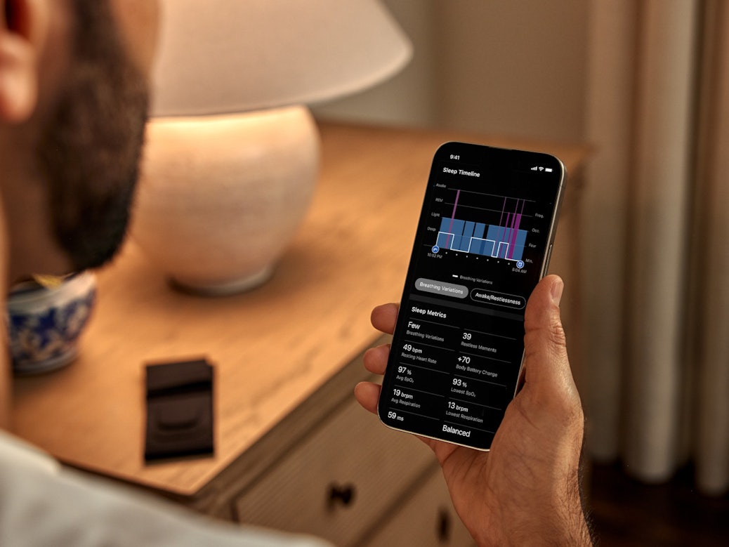 Garmin Markenseite: Datenauswertung