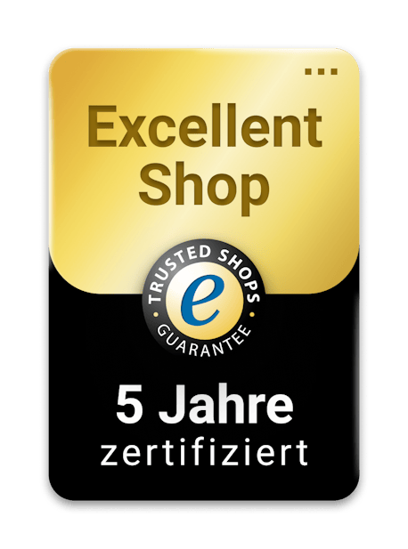 Auszeichnung - Excellent Shop - 5 Jahre zertifiziert