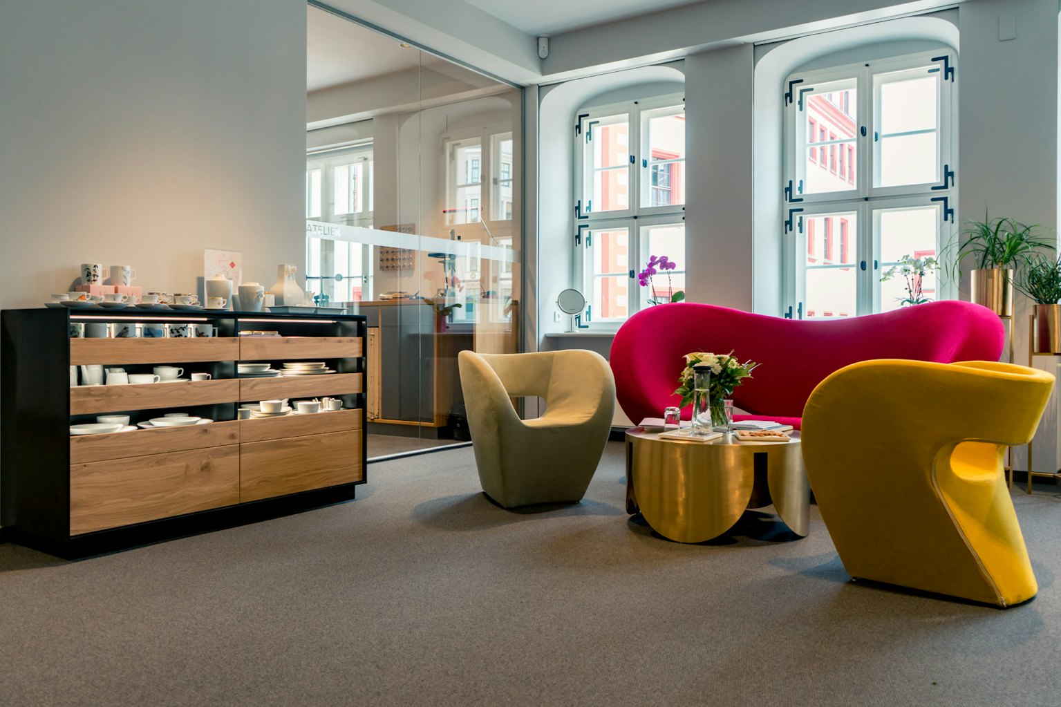 Juwelier Roller | Atelier - Sitzgruppe Obergeschoss