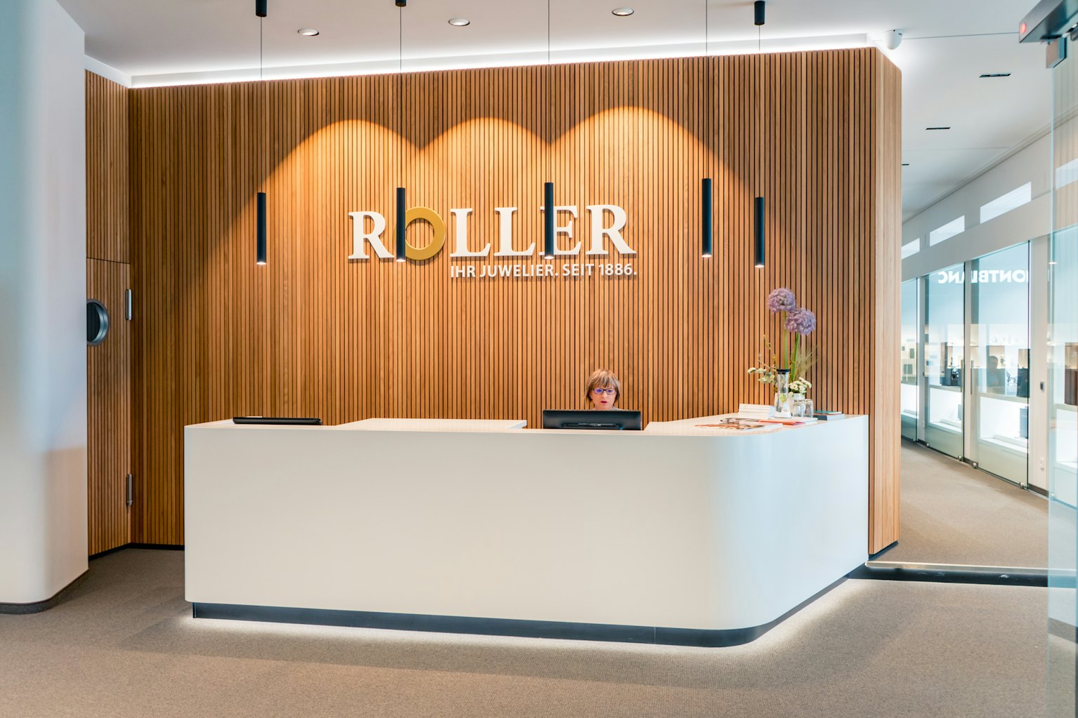 Juwelier Roller | Atelier - Empfangstresen