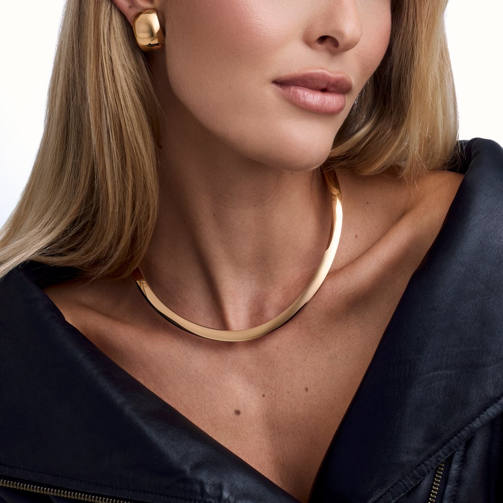 IsabelleFa Flix.Flex Digne Halsreif Gelbgold 7mm 22031-07-2HLR-GG