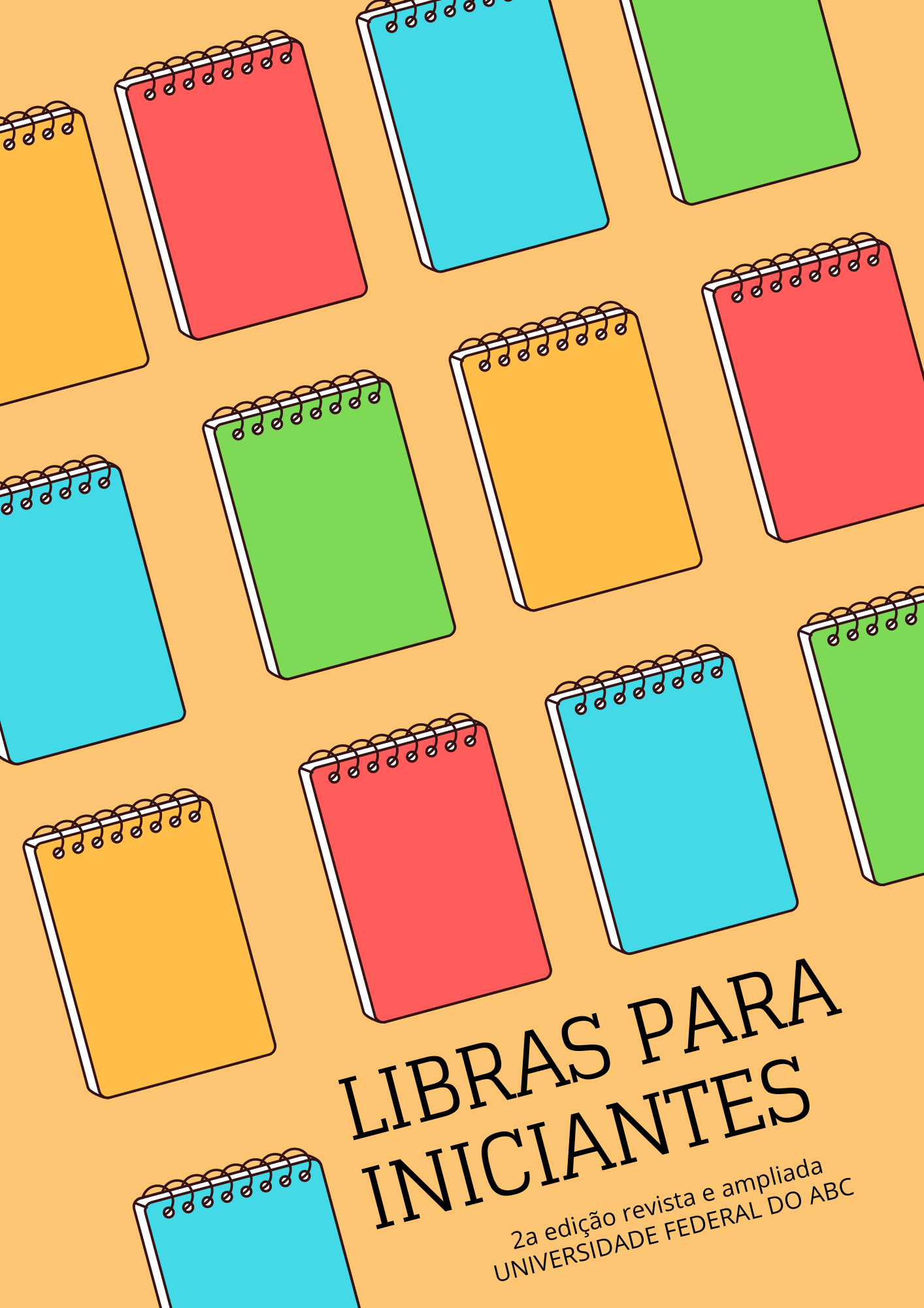 Capa para a publicação Libras para iniciantes - 2a ed revista e ampliada