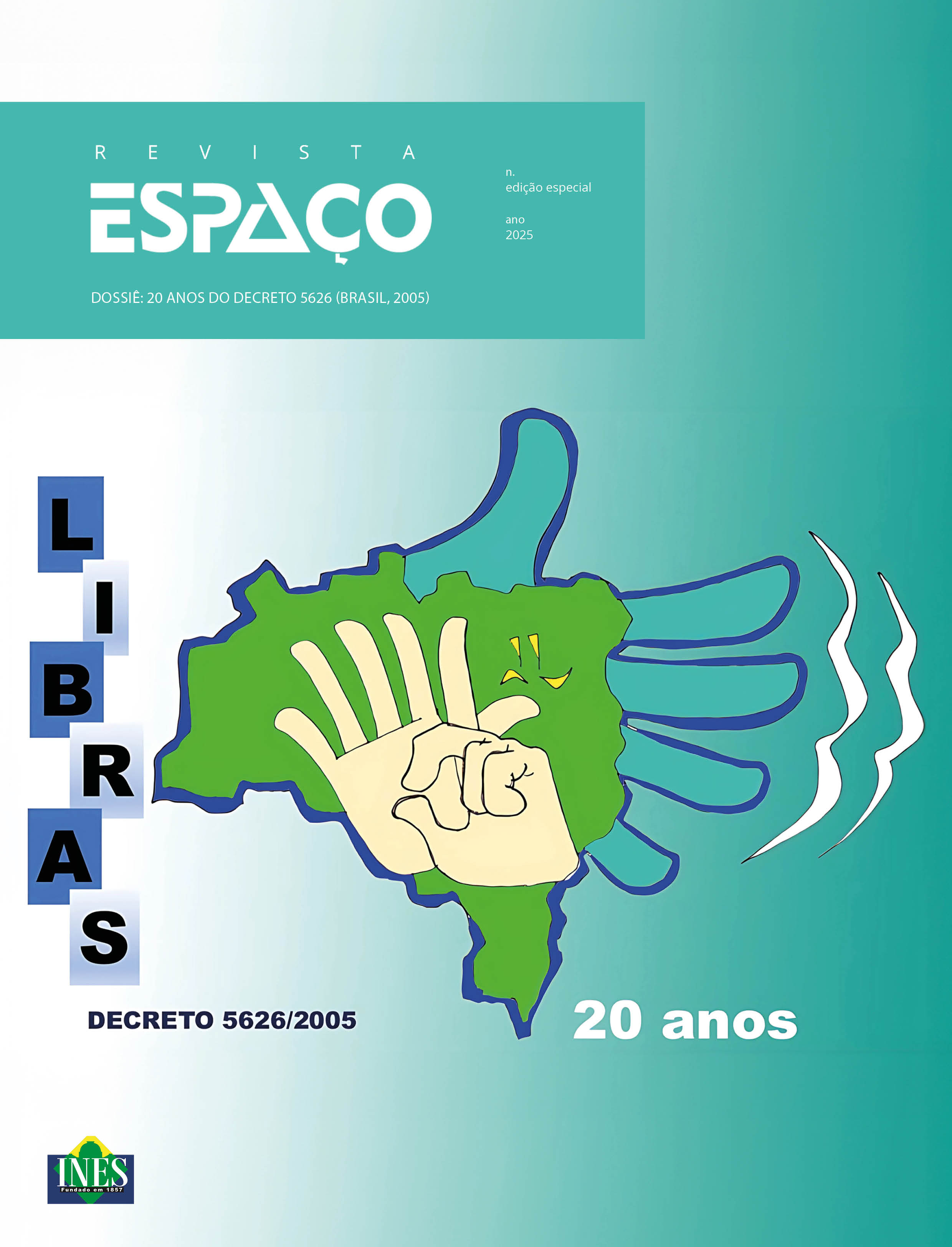 Capa para a publicação ANÁLISE DE GLOSSÁRIOS TERMINOLÓGICOS EM LIBRAS DOCUMENTADOS NA LITERATURA