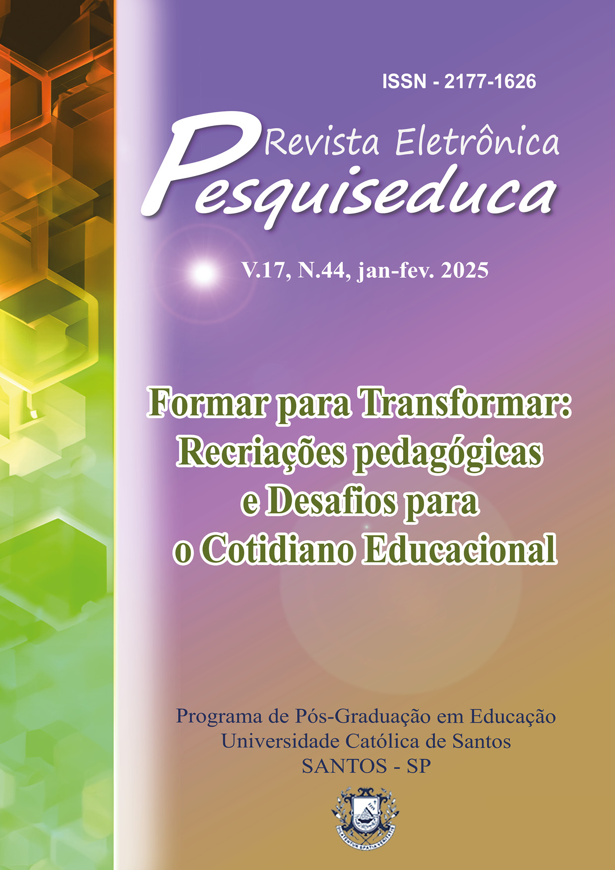 Capa para a publicação Curricularização da Extensão: impactos e desafios no contexto acadêmico a partir de um relato de experiência na disciplina de Libras da UFABC