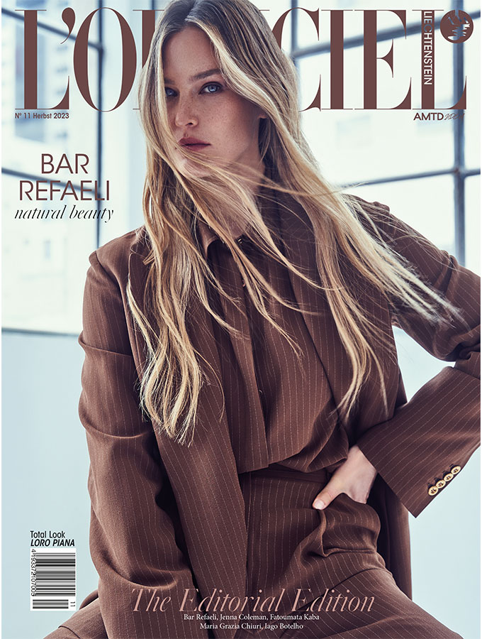 Supermodel Bar Refaeli ziert die Editorial Issue 11 der L'OFFICIEL Liechtenstein