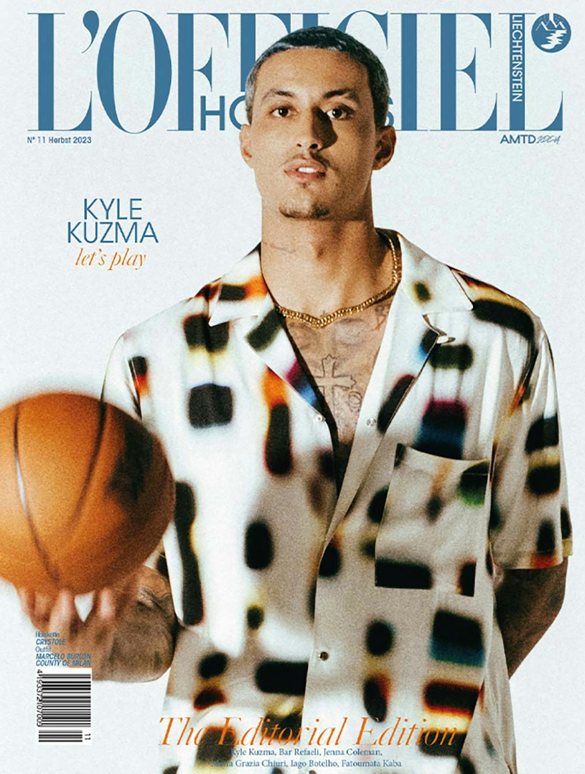 NBA Champion Kyle Kuzma exklusiv für L'Officiel Liechtenstein