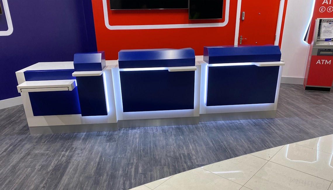 Travelex Desk Manchester Airport R&M Development