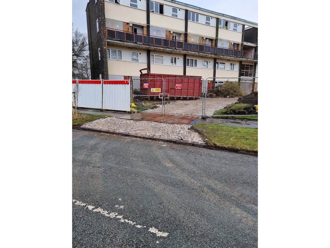 Bridgnorth Maisonettes Demolition