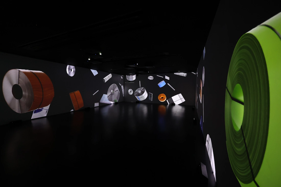 Museum video projections, the multimedia museum Casa Marcegaglia