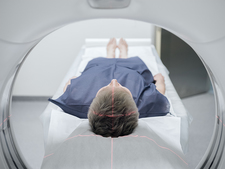 Patient in einem CT-Gerät