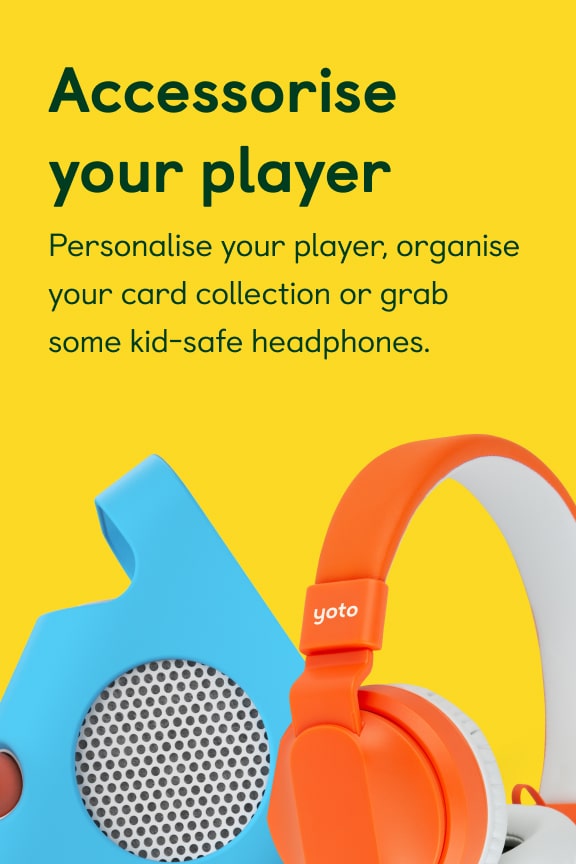 Accessorise your player. Personalise your player, organise your card collection or grab some kid-safe headphones.