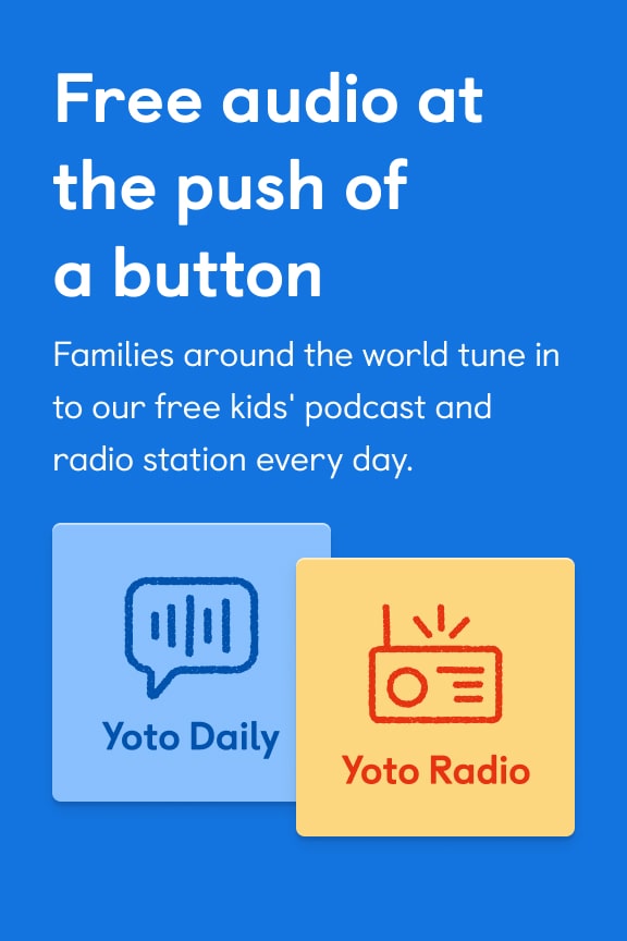 Free audio at the push of a button. Families around the world tune in to our free kids' podcast and family radio every day.