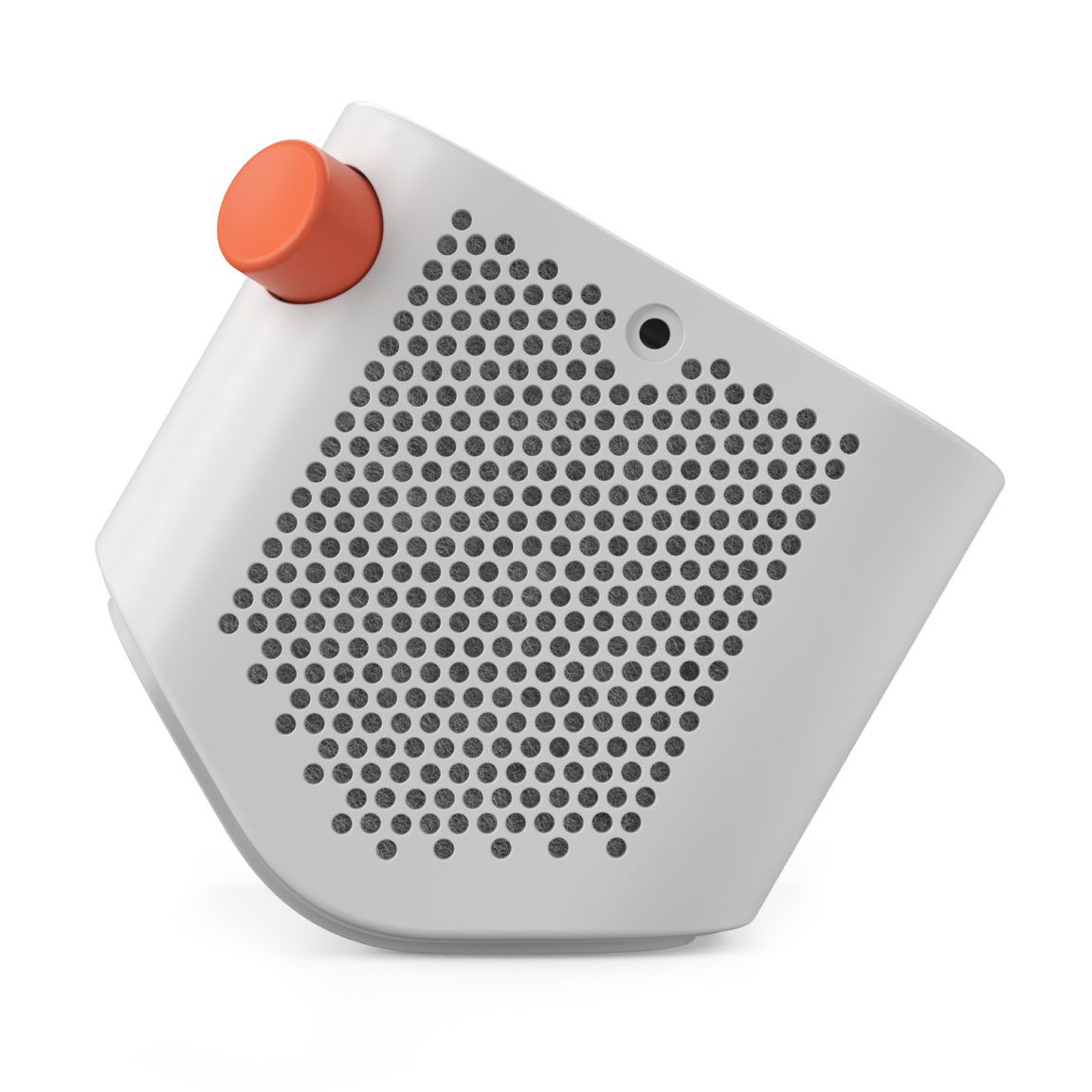 Yoto player tilted showing the speaker