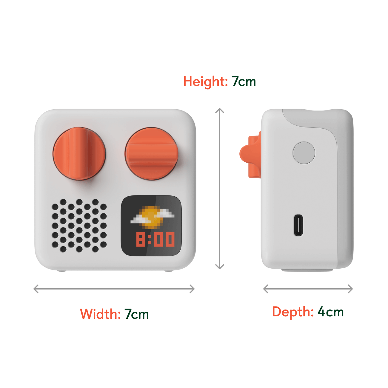 Yoto Mini dimensions