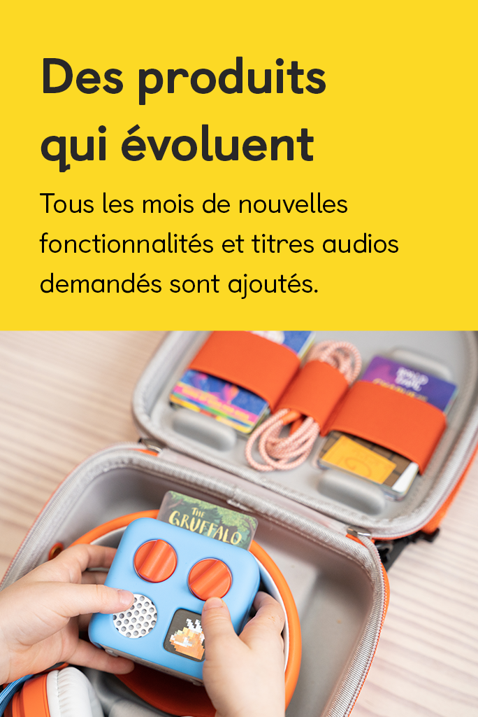 Tous les mois de nouvelles fonctionnalisés et titres audios demandés sont ajoutés.