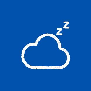 Cloud with sleep zz sounds