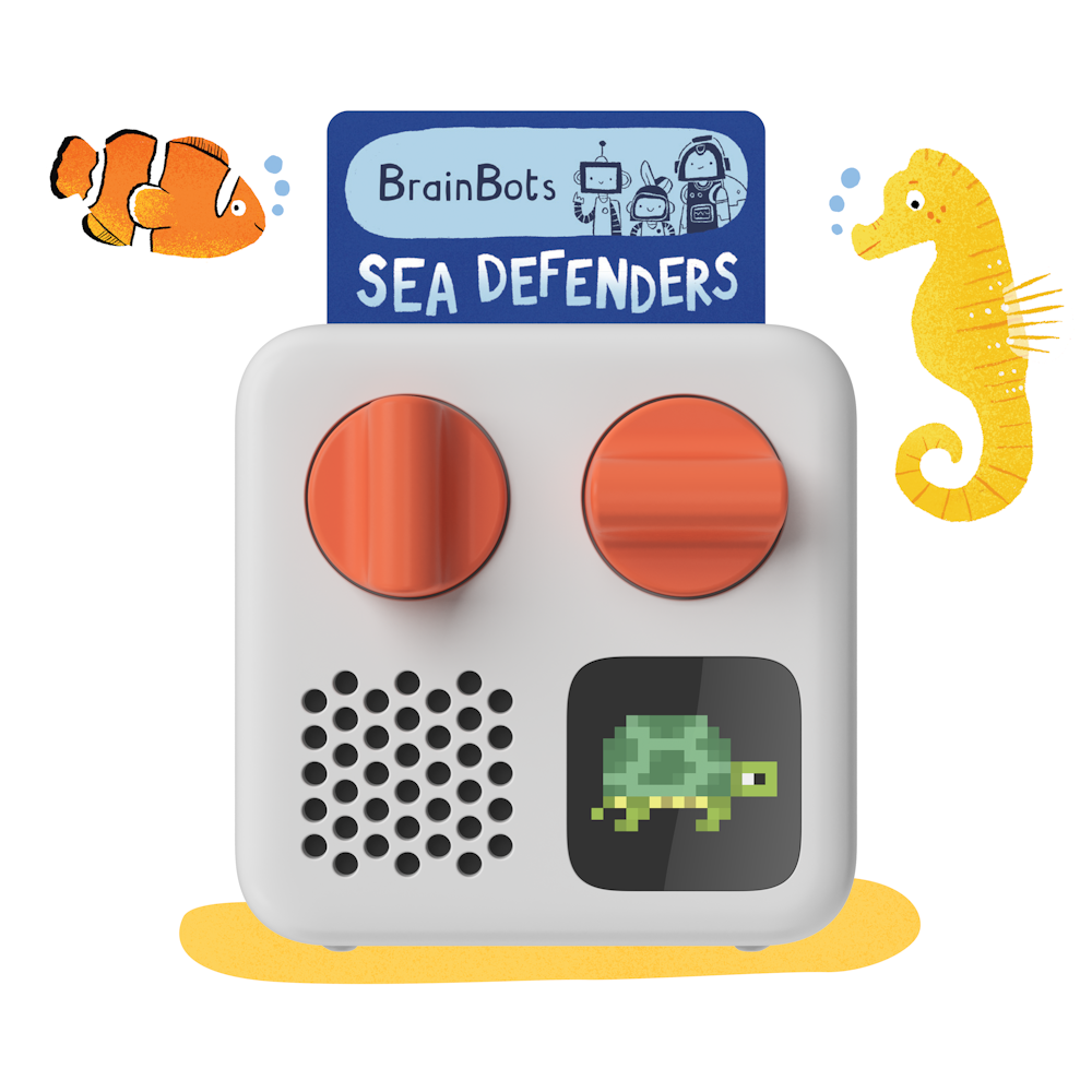 Sea Defenders card in a Yoto Mini