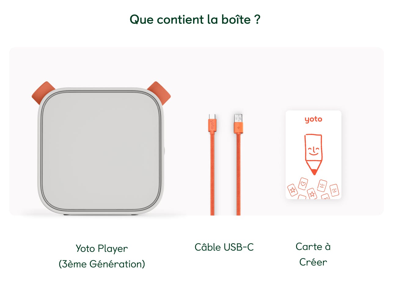 Que contient la boîte ?