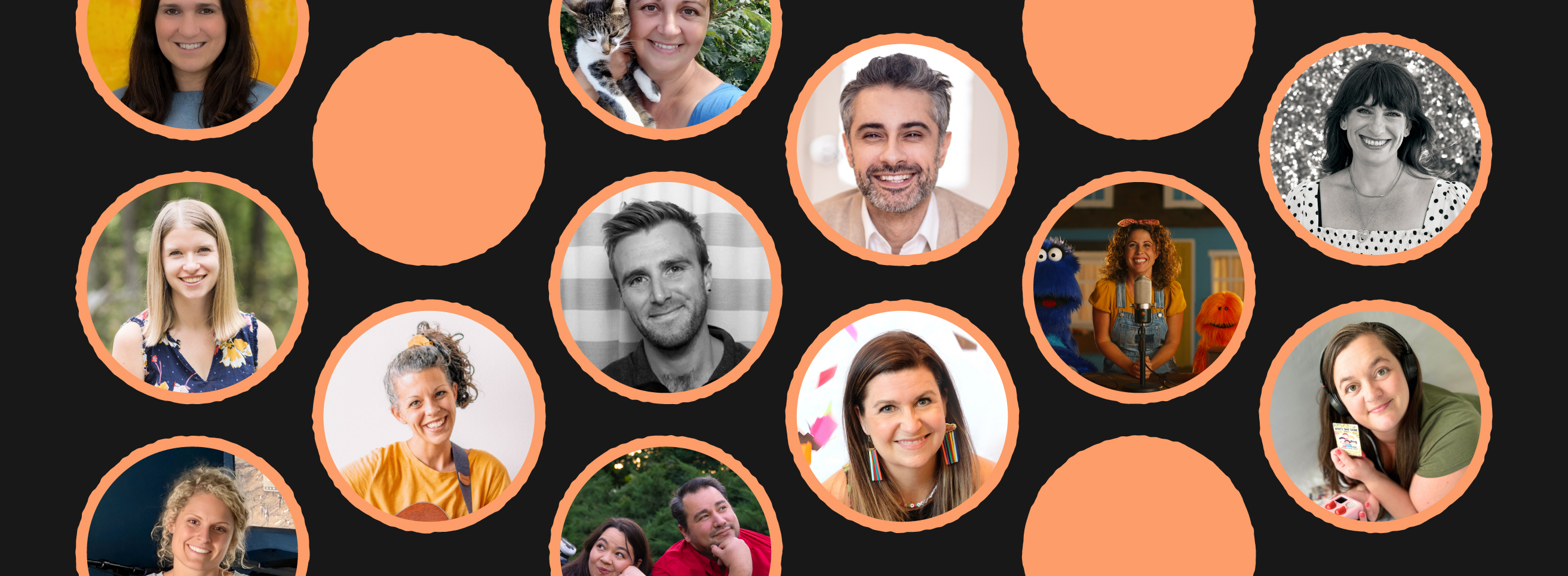 Creator profile pictures in circles