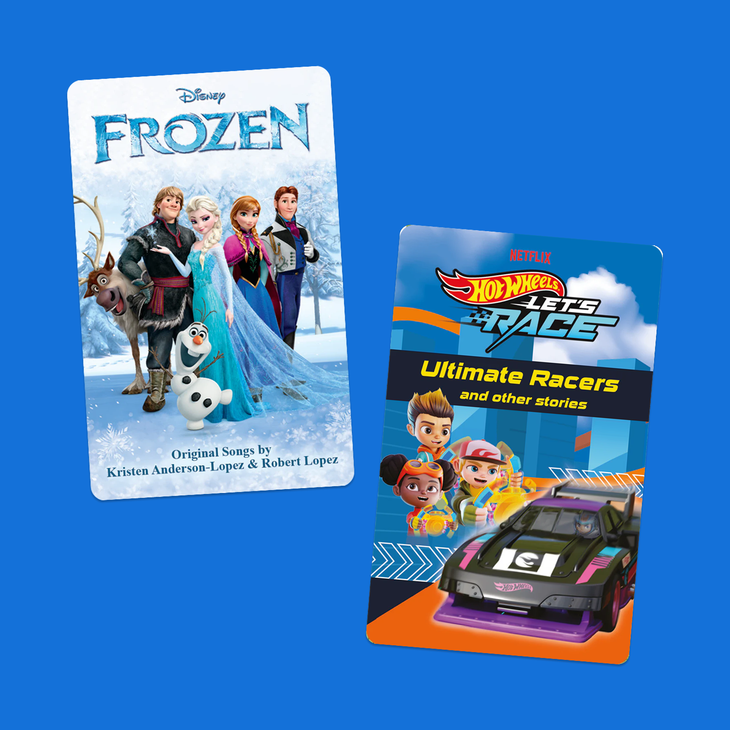 Bestsellers, Frozen and Hot Wheels Let's Race