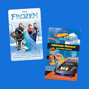 Bestsellers, Frozen and Hot Wheels Let's Race