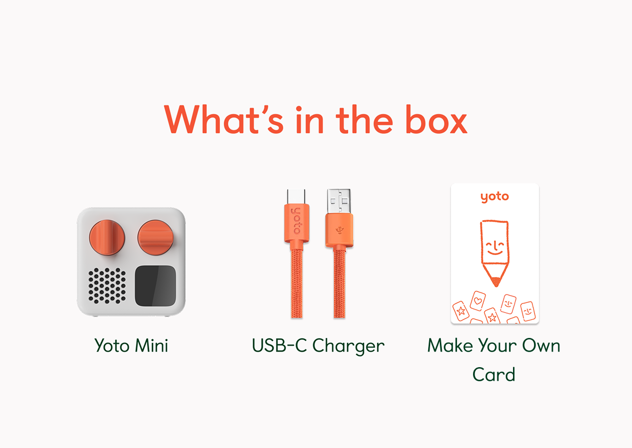 Yoto Mini Player USA – The On The Go Mini Audio Companion For Kids