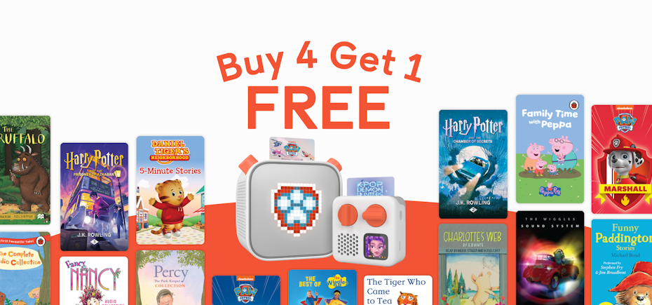 buy 4 get 1 free on yoto cards